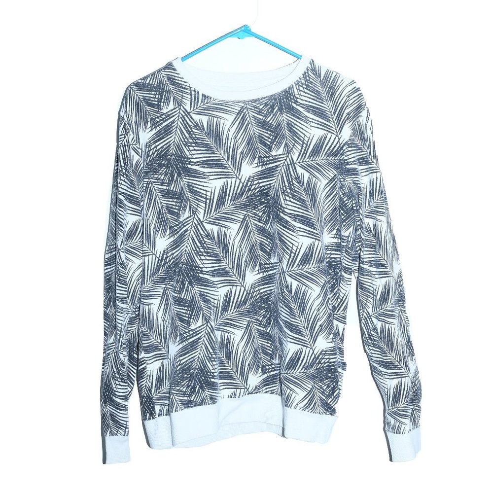 Forever 21 Men's Palm Leaves Crewneck Sweatshirt Size Small